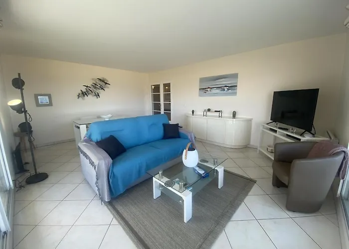 T3 A Avec Vue Mer, Parking Prive Et Wi-fi - Fr-1-374-180 Apartman *