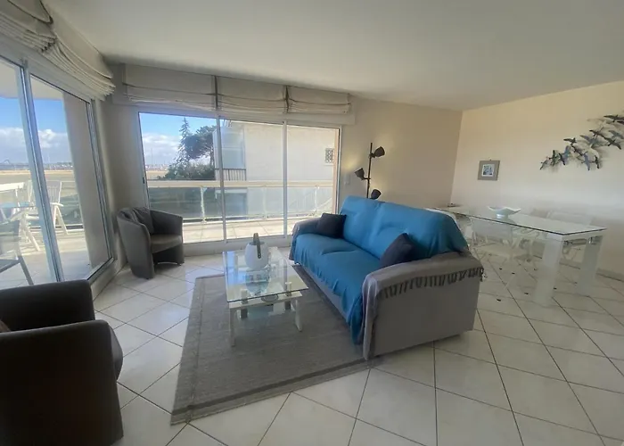 Apartman T3 A Avec Vue Mer, Parking Prive Et Wi-fi - Fr-1-374-180 Arcachon